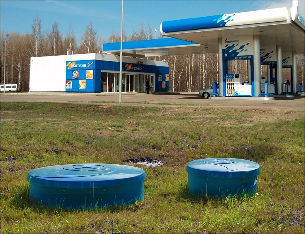 Очистные сооружения Векса 5М на АЗС Газпром